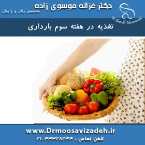 رژیم غذایی در هفته سوم بارداری