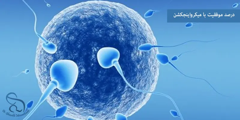 درصد موفقیت با میکرواینجکشن